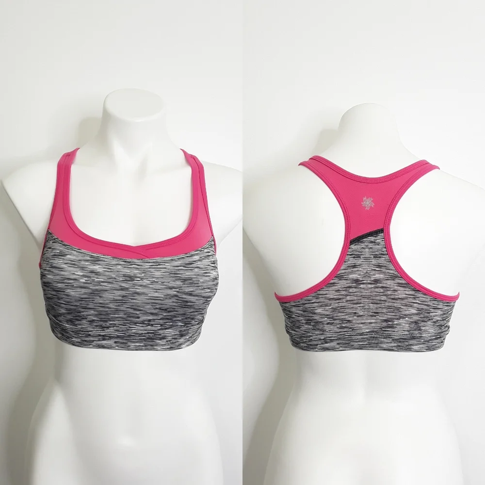 Tek Gear Med Impact Racerback Sports Bra NWOT sz M